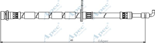 APEC BRAKING stabdžių žarnelė HOS3869